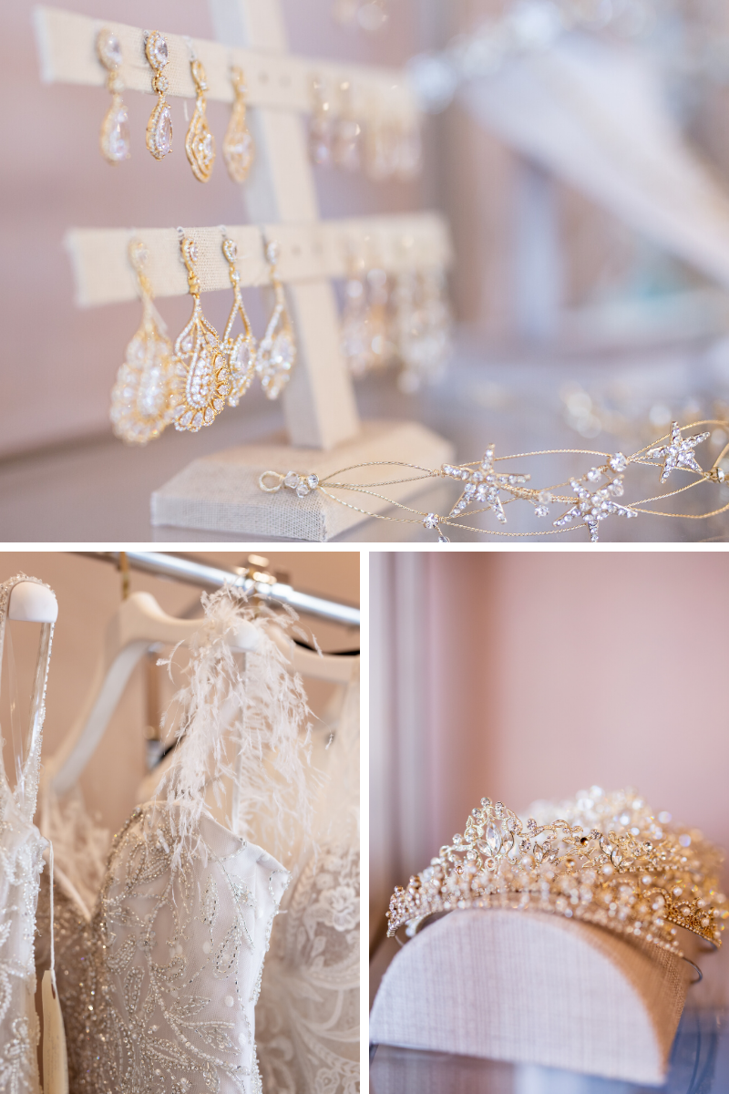 wedding accessories at The Bridal Collection