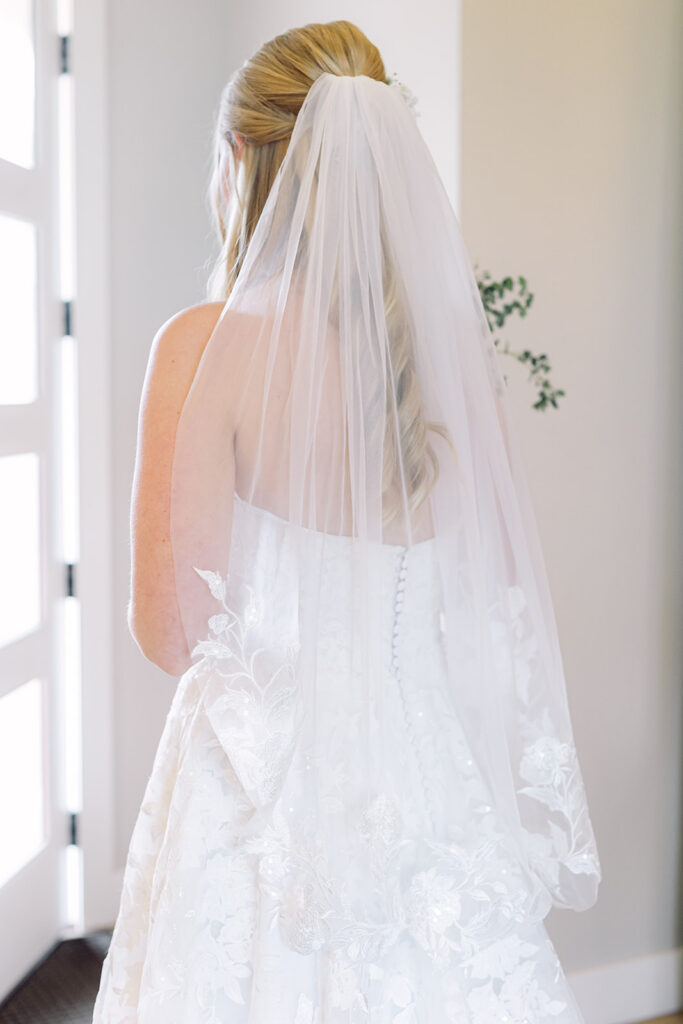 Bride with the veil