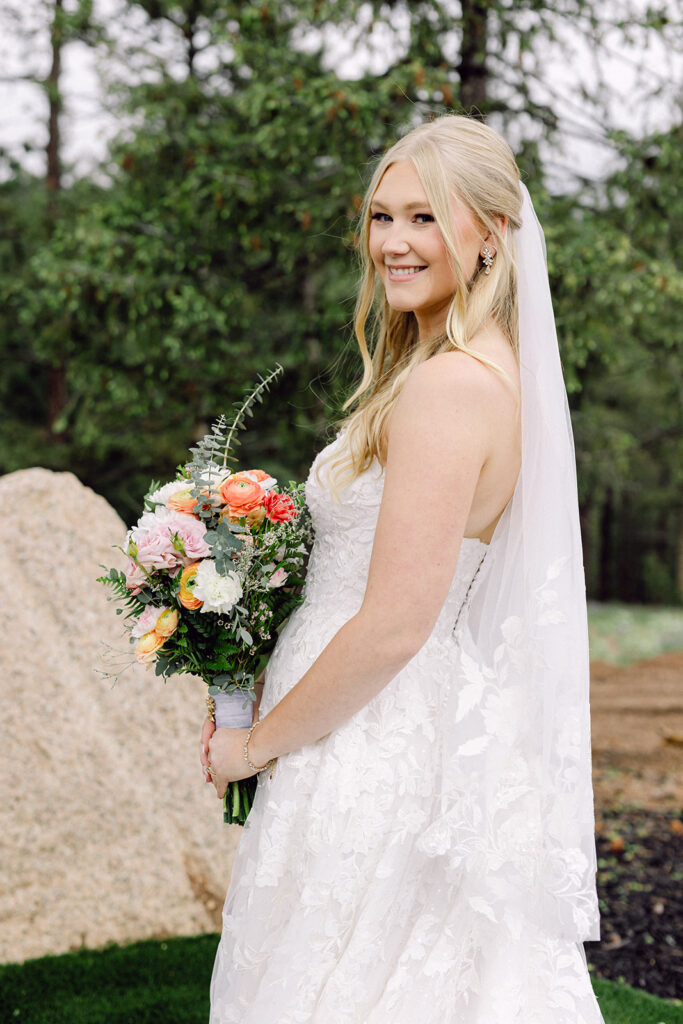 Portrait of the bride before the ceremony