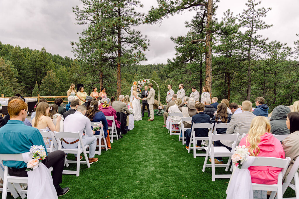 The View at Madge Gulch Wedding Ceremony