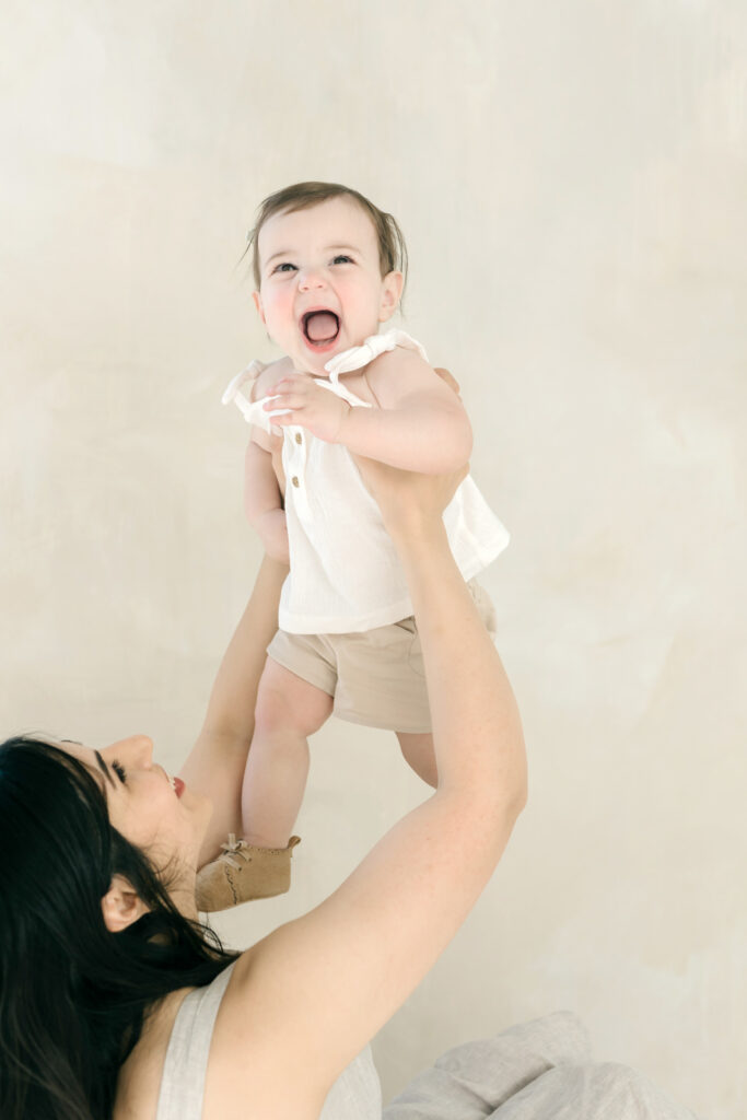 Baby portrait in studio San Diego La Jolla