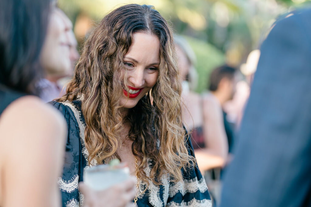 Candid guest portraits private event San Diego
