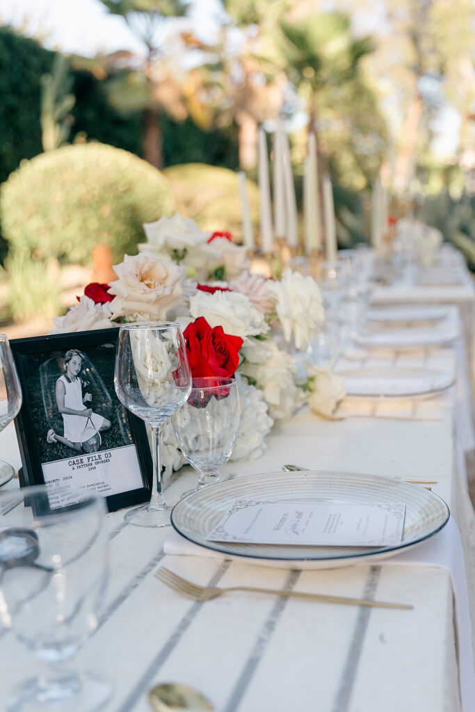 luxury birthday party details