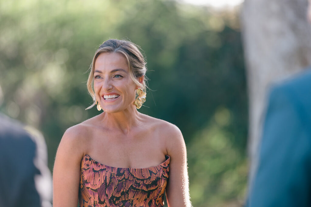 Portrait of the woman celebrating her 40th birthday party in Rancho Santa Fe CA