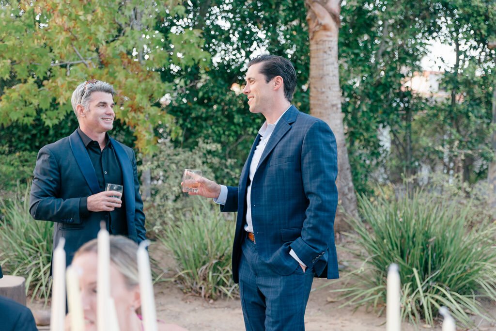 Candid moment during party in Rancho Santa FE