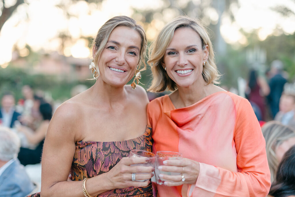 Birthday girl with her friend portrait during celebration in Rancho Santa Fe